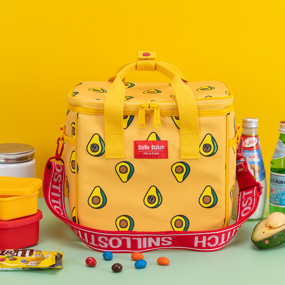 Snillo Picnic Cooler Bag Avocado Yellow